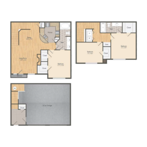 The Parker Apartments and Townhomes, one two three four bedroom pet friendly apartment homes in Plano near Collin County Community College and University of Texas at Dallas